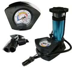 Foot & Hand Air Pump with Pressure Gauge